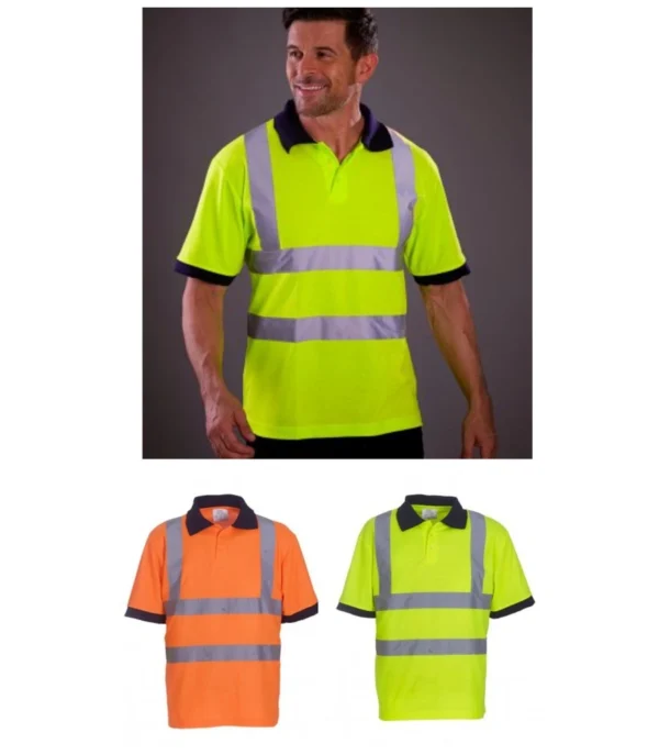 Yoko YK015 Hi Vis Polo Shirt